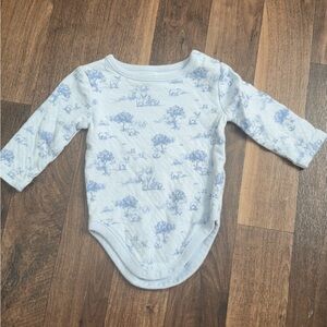 Blue woodland onesie